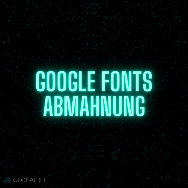 Google Fonts Abmahnung vermeiden