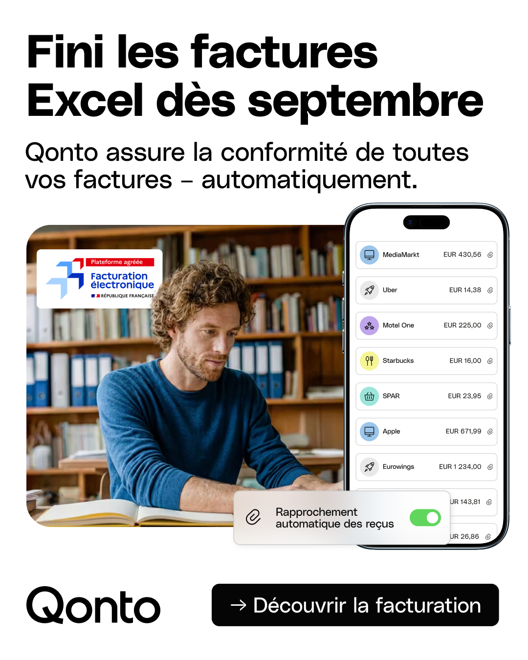 Qonto Frankreich Static Ad