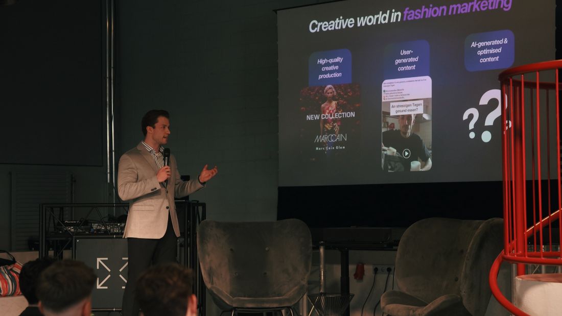 Keynote auf der Bühne